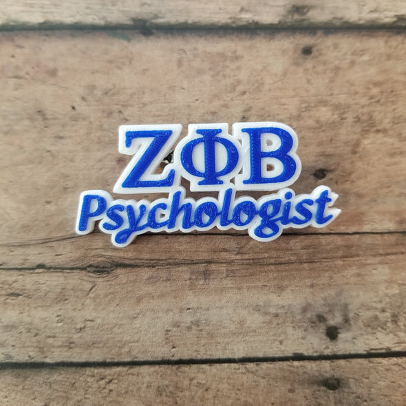 Zeta Phi Beta Psychologist Pin - Inventory