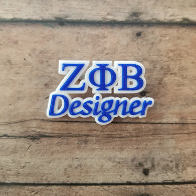 Zeta Phi Beta Designer Pin - Inventory