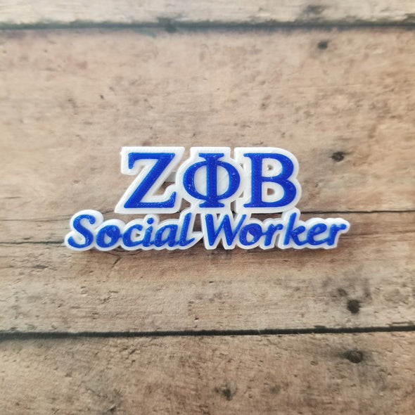 Zeta Phi Beta Social Worker Pin - Inventory