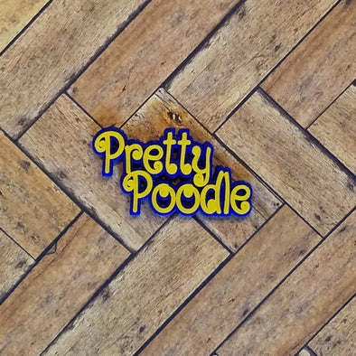 Pretty Poodle pin