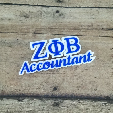 Zeta Phi Beta Accountant Pin - Inventory
