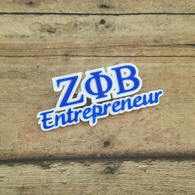 Zeta Phi Beta Entrepreneur Pin - Inventory